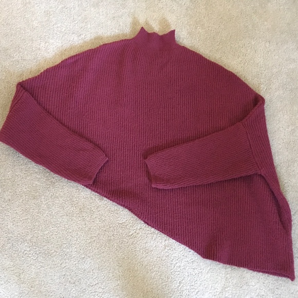 Brick red knit wide leg size L pants and matching sweater - Picture 5 of 6